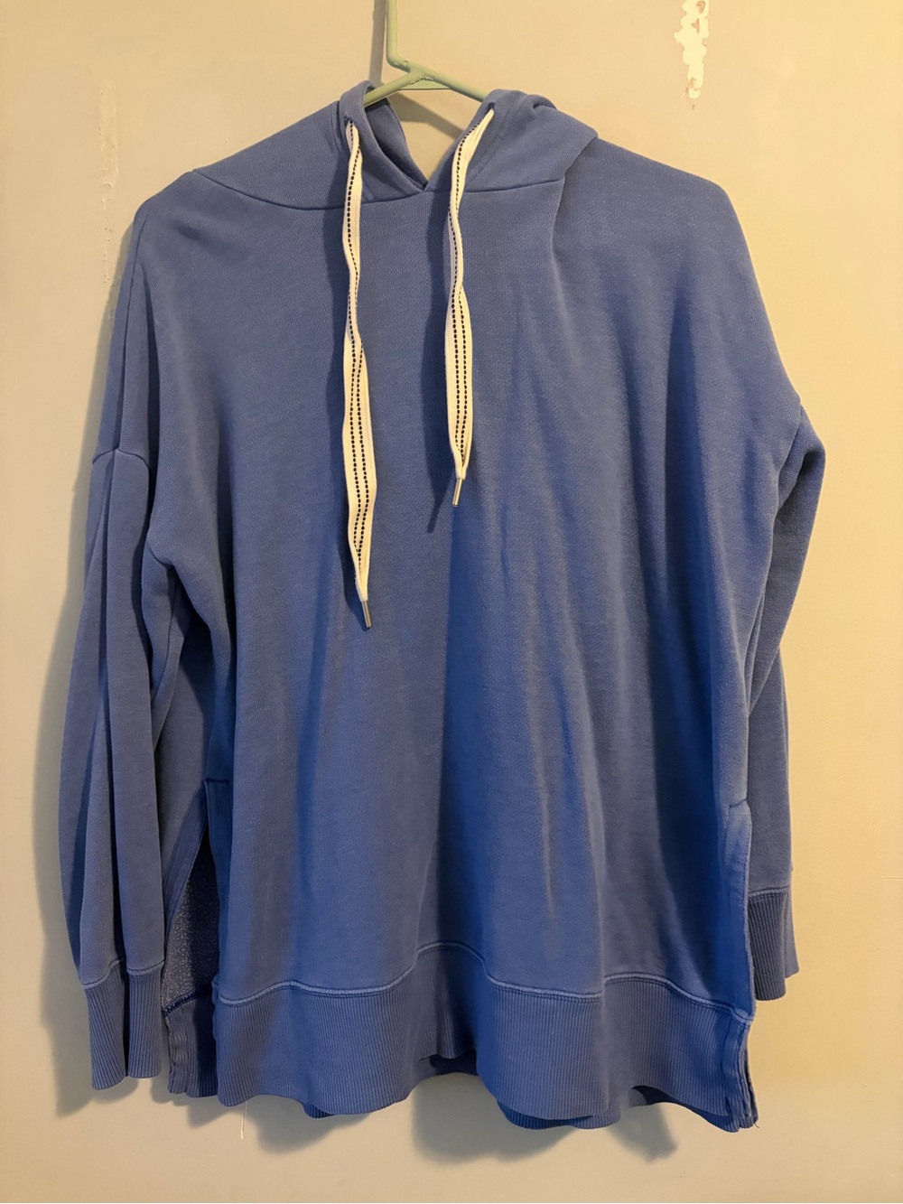 aerie Light Blue Hooded Pullover Sweater